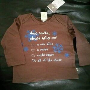 Baby Style Infant Christmas Shirt, NWT